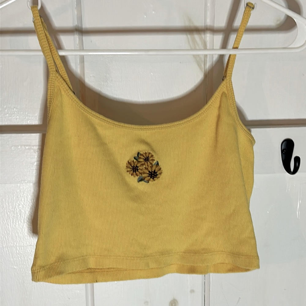 NWOT Hollister baby cami crop tank sz m First pic is truest to color.